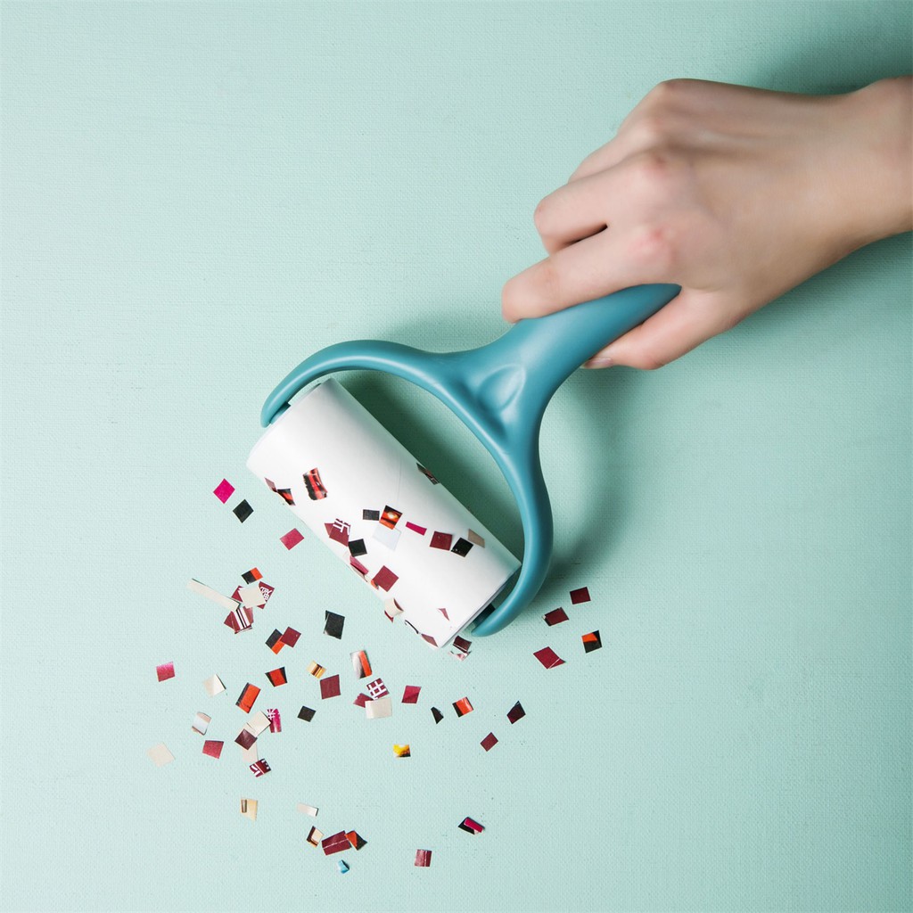 Đồ Lăn JUJIAJIA Làm Sạch Bụi Vải Tóc Rụng Dạng Cuộn Giấy Dính Tiện Dụng