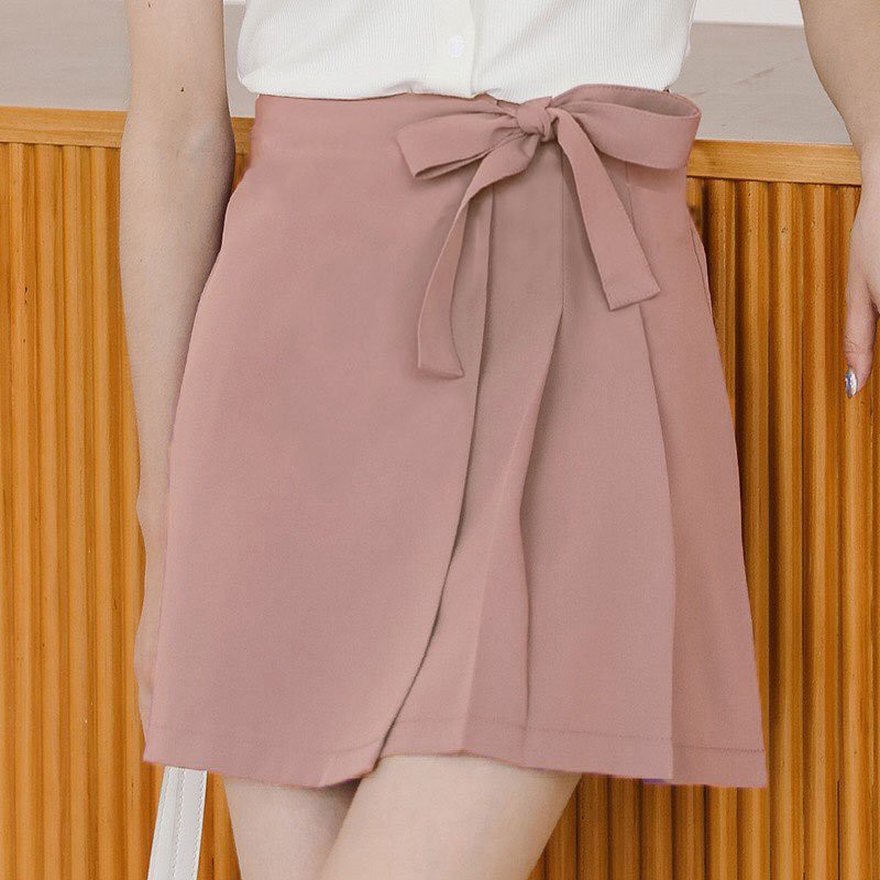 Váy A thắt nơ Hot Hit MÀU HỒNG | BigBuy360 - bigbuy360.vn