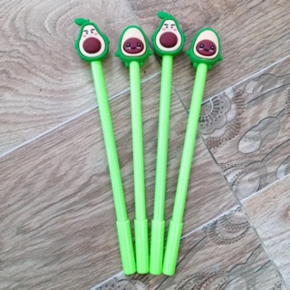 Bút trái bơ mực xanh, đen, tím