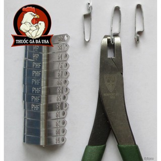 Kềm Mỹ Bấm Chì Cánh Cho Gà - Thuốc Gà Đá Usa