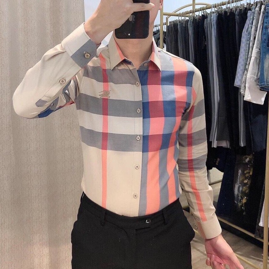 áo sơ mi nam sọc, kẻ ô, cảro, sơ mi cặp đôi dài tay vải 3d lụa mềm mịn đi chơi, đi tiệc | BigBuy360 - bigbuy360.vn