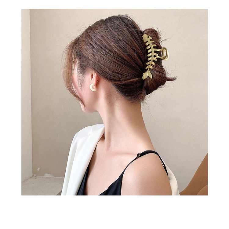Kẹp Tóc Càng Cua KOGANO Kẹp Tóc Hàn Quốc Hình Xương Cá Thời Trang Xinh Xắn Dành Cho Nữ FA-001279