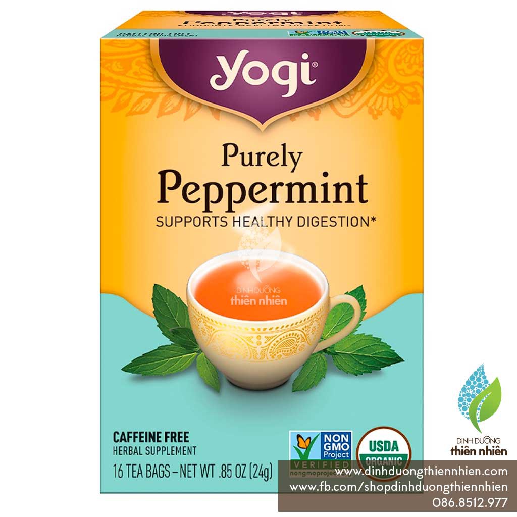 Trà Bạc Hà Hữu Cơ Yogi Organic Peppermint