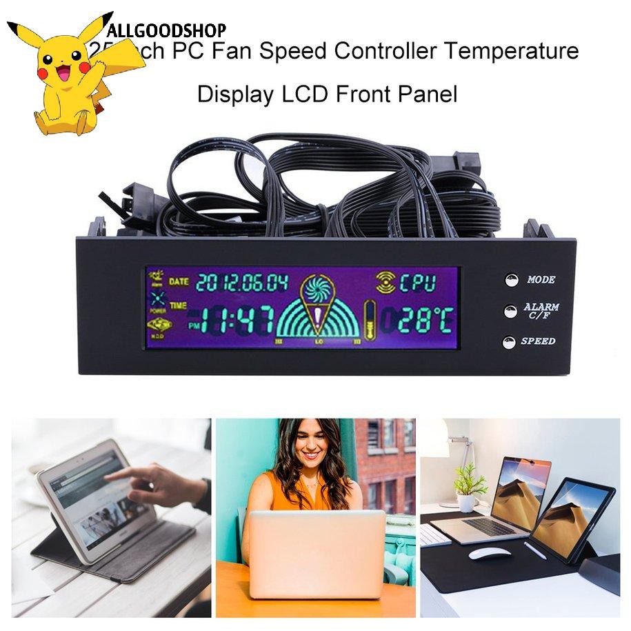 COD} Thiết Bị Điều Khiển Tốc Độ Quạt Pc Màn Hình Lcd 5.25 Inch | BigBuy360 - bigbuy360.vn