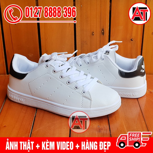 [BIG SALE] Giày Thể Thao Stan Smith Gót Đen Giá Rẻ