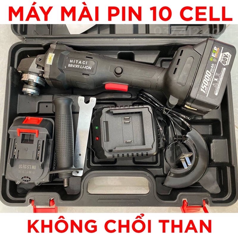 Combo Lưỡi Cưa Xích Gắn Máy Mài HITACHI 118V KHÔNG CHỔI THAN