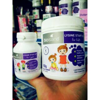 Bio Island Lysine tăng chiều cao cho trẻ từ 0 đến 6 tuổi và 6 tuổi đến 24 tuổi