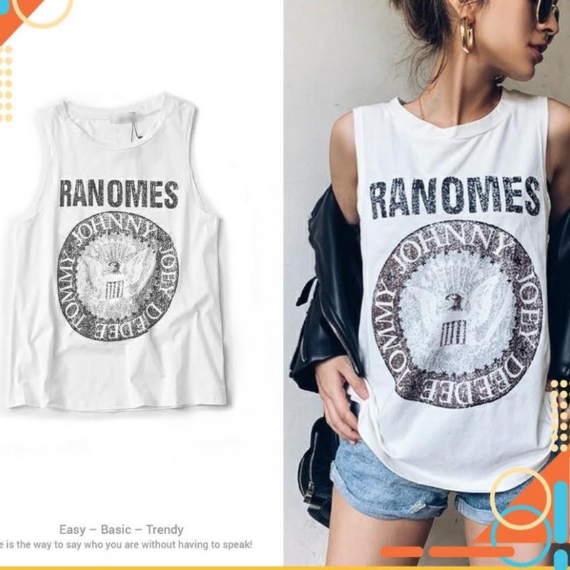 ÁO TANK TOP COTTON 95% HỌA TIẾT TRÒN, ÁO BA LỖ TẬP GYM