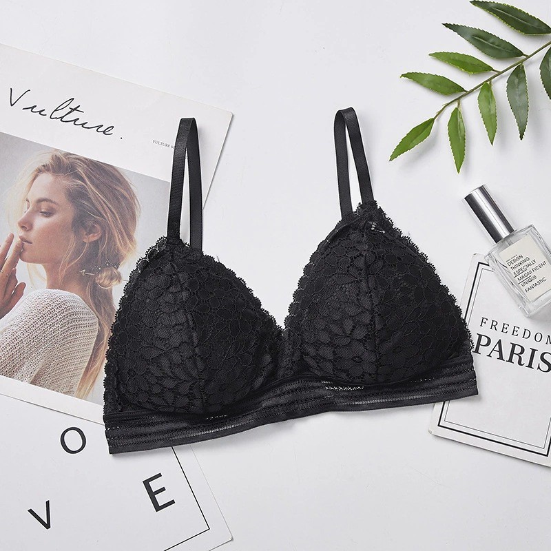 Áo bra ren nữ 2 dây đẹp, áo lót không gọng ren hoa quyến rủ VALICA 7313 | BigBuy360 - bigbuy360.vn