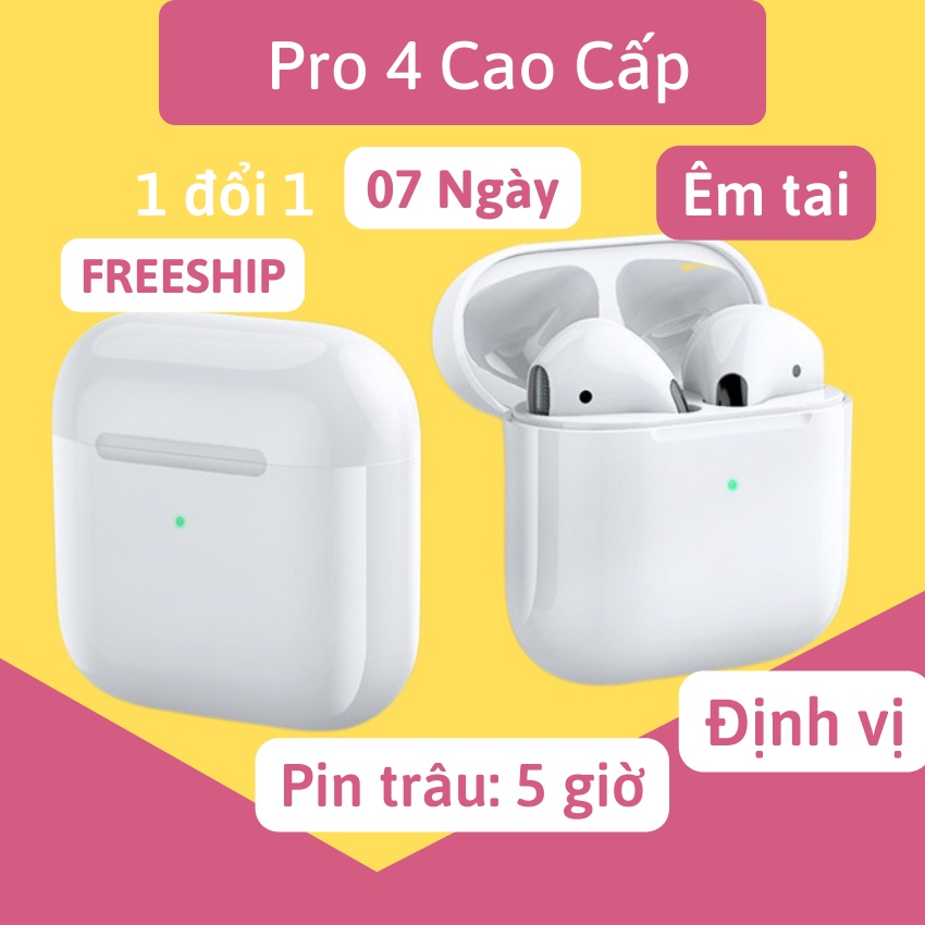 Tai Nghe Bluetooth 5.0 Không Dây Mini Pro4 Tws Tiện Dụng yun.shop32
