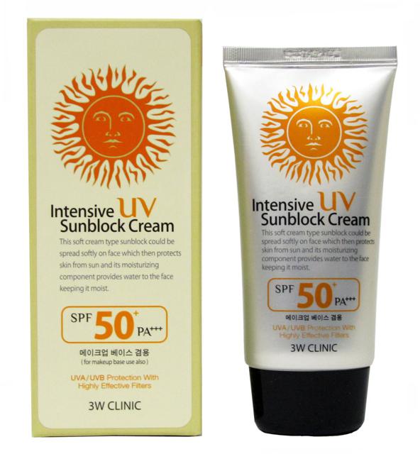 Kem chống nắng 3W CLINIC Intensive UV SPF 50 + Pa+++ 70 ml