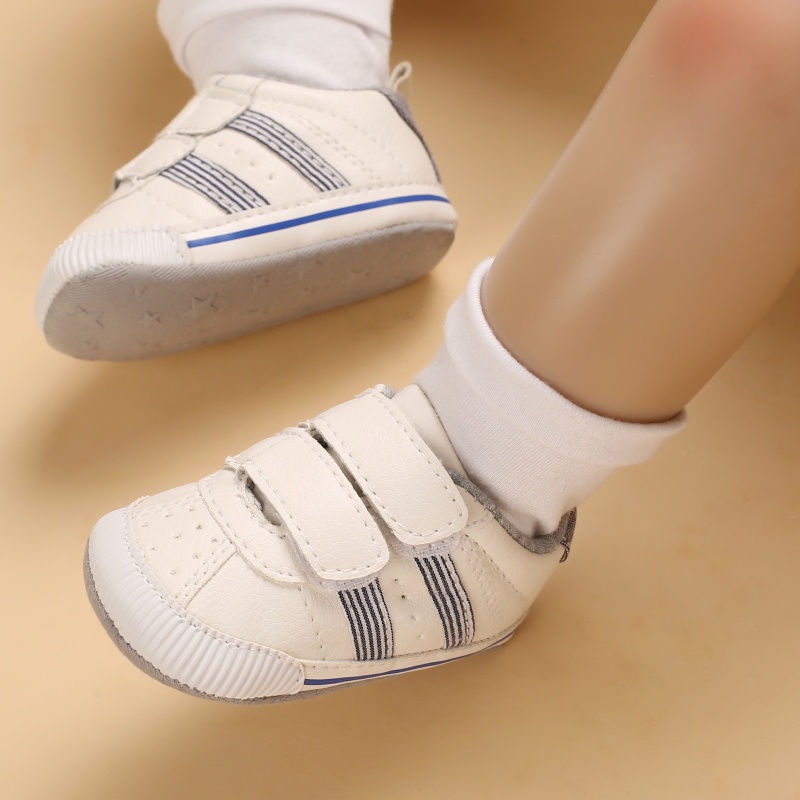 Giày Thể Thao Da PU Đế Mềm Nhiều Màu Sắc Dễ Thương Cho Bé Sơ Sinh