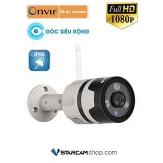 Camera wifi ngoài trời vstarcam c63s góc siêu rộng