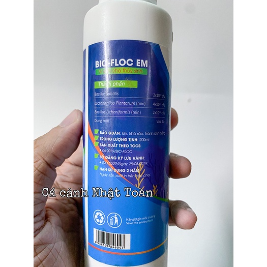 VI SINH CHO HỒ THỦY SINH BIO FLOC EM MR BIO 200ML