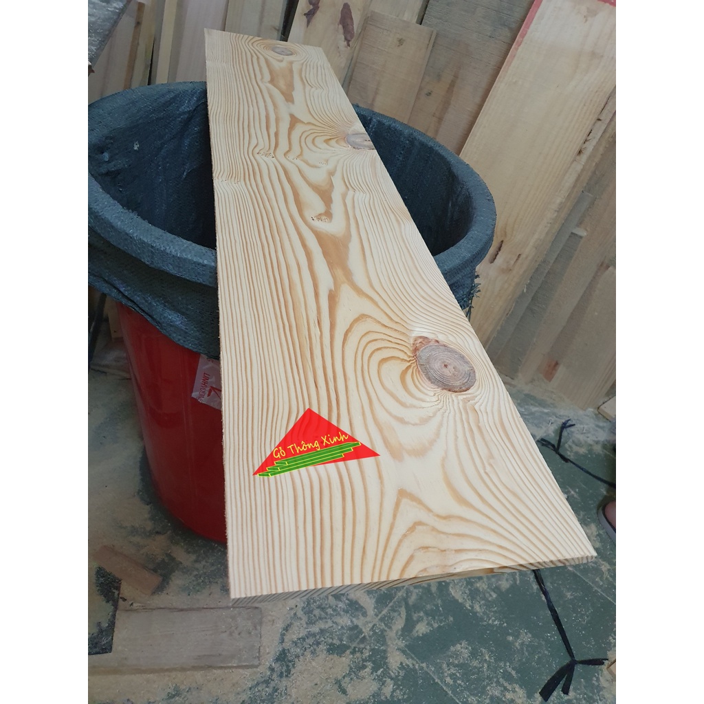 Gỗ thông mặt lớn rộng 24cm, dài 1m, dày 1cm đã bào đẹp 4 mặt phù hợp để trang trí, chế loa bluetooth, DIY