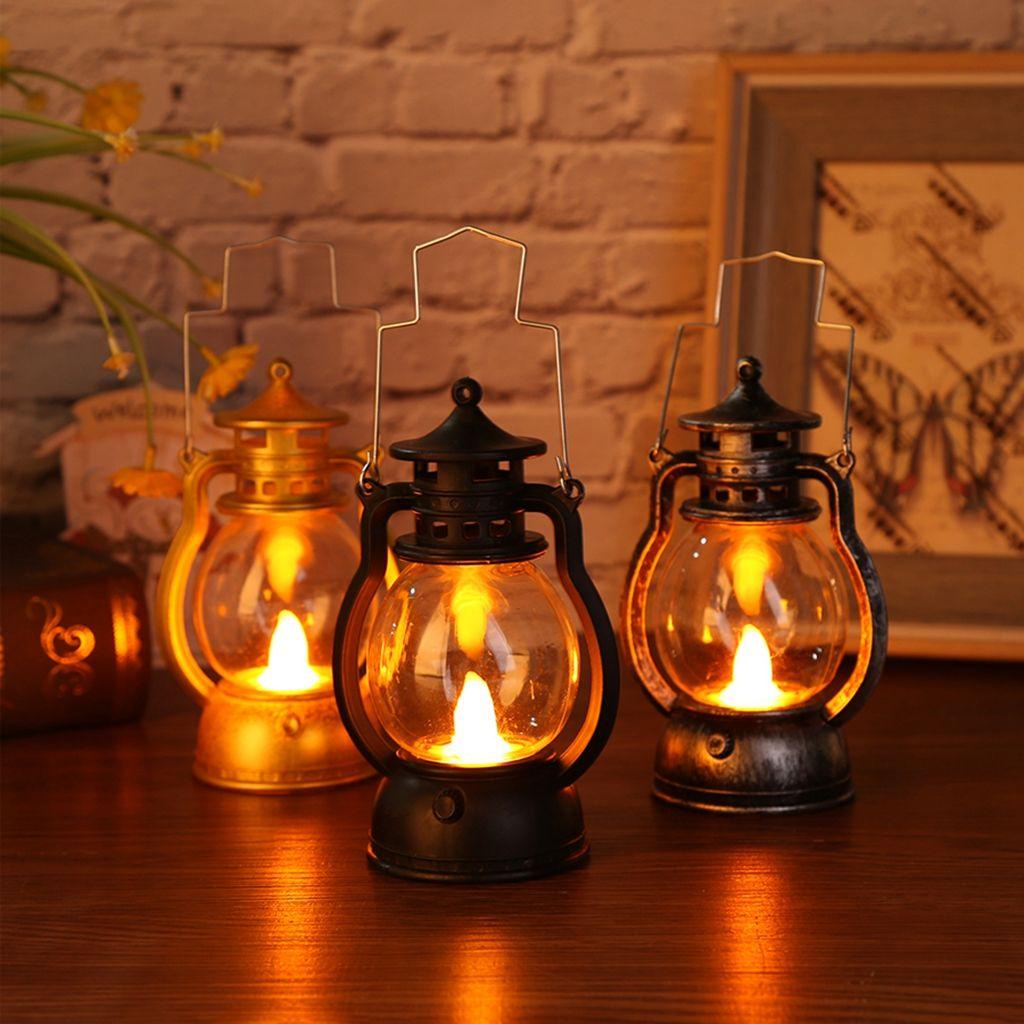 1 Đèn Dầu Cầm Tay Chạy Bằng Pin Dùng Cho Tiệc halloween