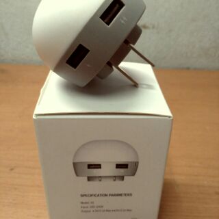 Cốc sạc 2 cổng kiêm đèn ngủ HOCO