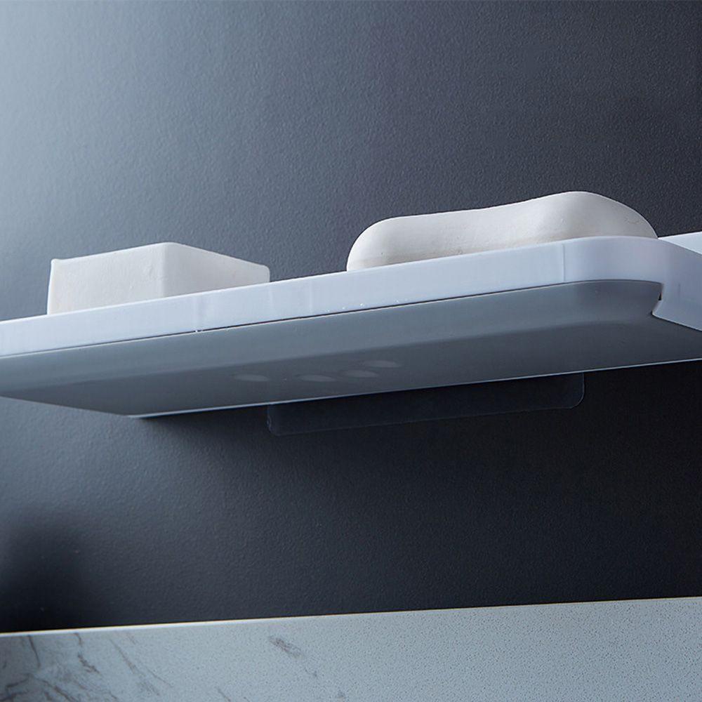 Khay Đựng Xà Phòng Hai Ngăn Có Giác Hút Gắn Tường Nhà Tắm