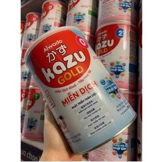 Combo 2lon Sữa Kazu gold Miễn Dịch 0+ 1+ 2+ (810g)