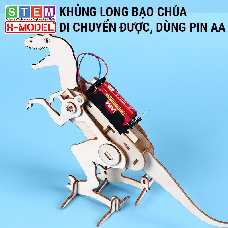 Đồ chơi thông minh, sáng tạo STEM Mô hình lắp ráp Khủng long X-XMODEL cho bé, Đồ chơi cho bé DIY| Giáo dục STEM, STEAM