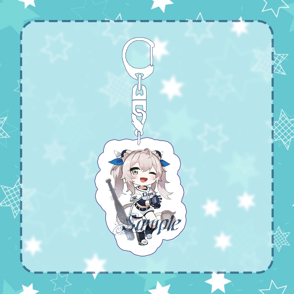 ( BÓNG CHÀY ) Móc khóa HOLOLIVE anime chibi Vtuber mica trong acrylic xinh xắn
