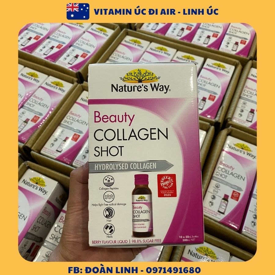 (Vitamin úc đi air) Collagen Nature’s Way  Beauty Collagen Shot