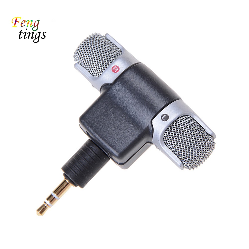 Microphone ghi âm mini 3.2mm cho điện thoại laptop pc