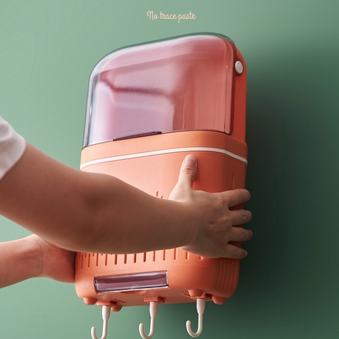 Hộp Đựng Dao Kéo Có Nắp Đậy Chống Nước Chống Rỉ Sét Cho Nhà Bếp Boron069