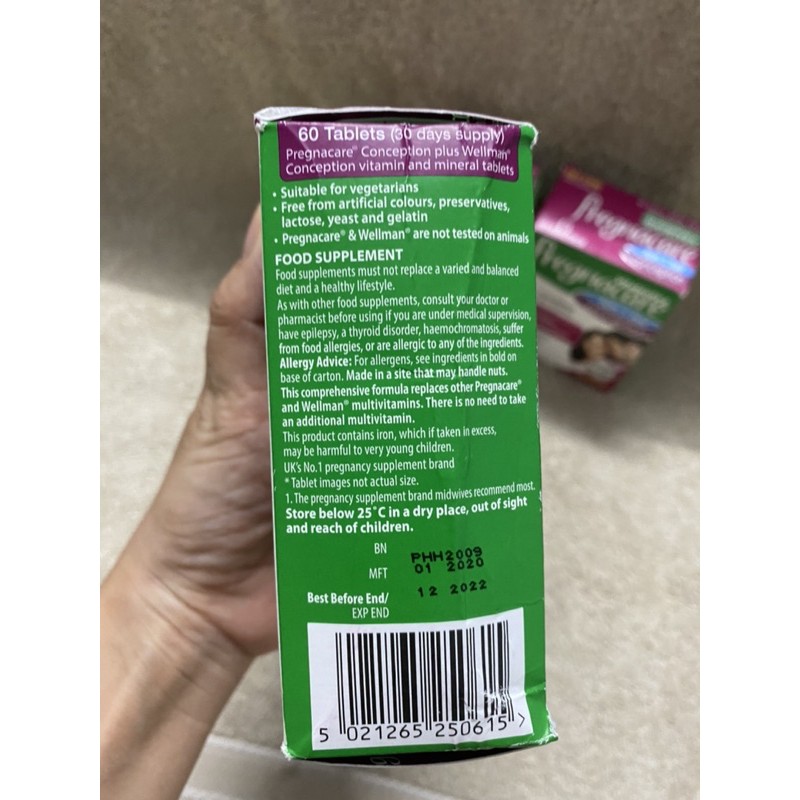 Viên uống Pregnacare Him&Her 60 viên.