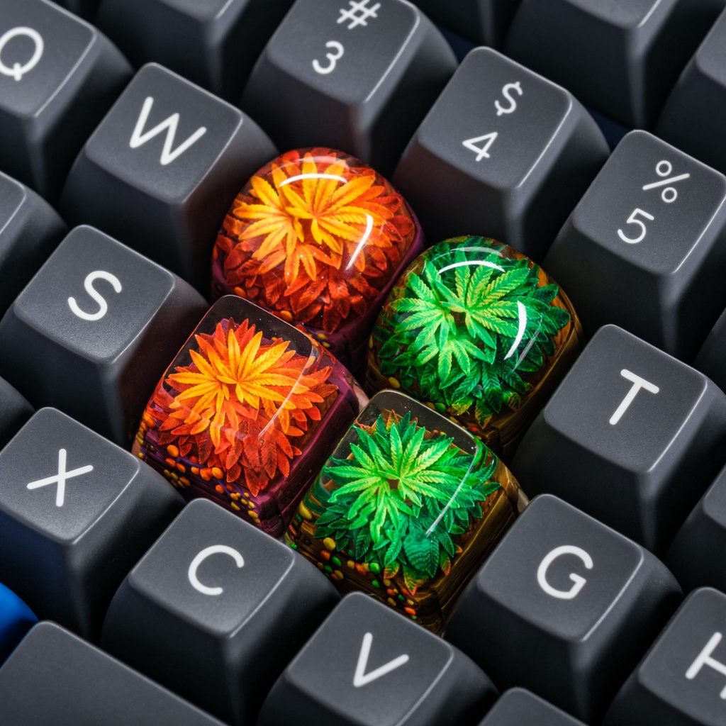 Keycap Artisan bàn phím cơ Dwarf Factory TERRARIUM V2  - Hàng chính hãng