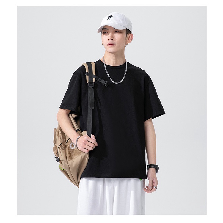 Áo phông form rộng FFSTORE 100% cotton bảng màu hot nhất 2022, áo thun trơn tay lỡ basic