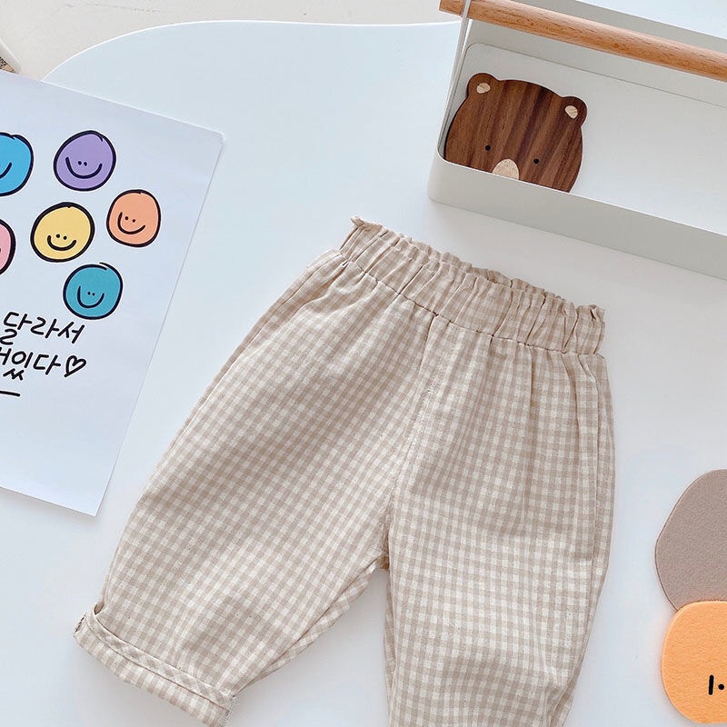 [Babycat] Hàng Có Sẵn Quần Ống Rộng Mỏng Phong Cách Nhật Bản Hàn Quốc Thời Trang Mùa Hè Hàng Mới Dành Cho Bé Trai Và Bé Gái 2022