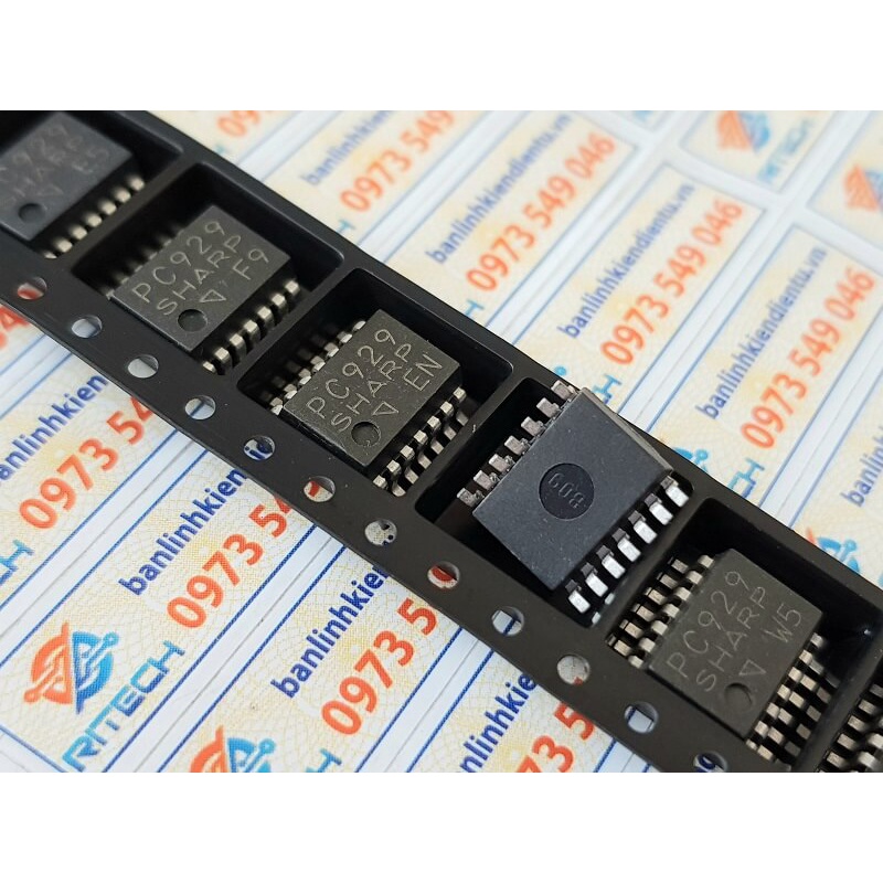 [1 con] PC929, PC 929 SOP-14 OPTO ĐIỀU KHIỂN chính hãng