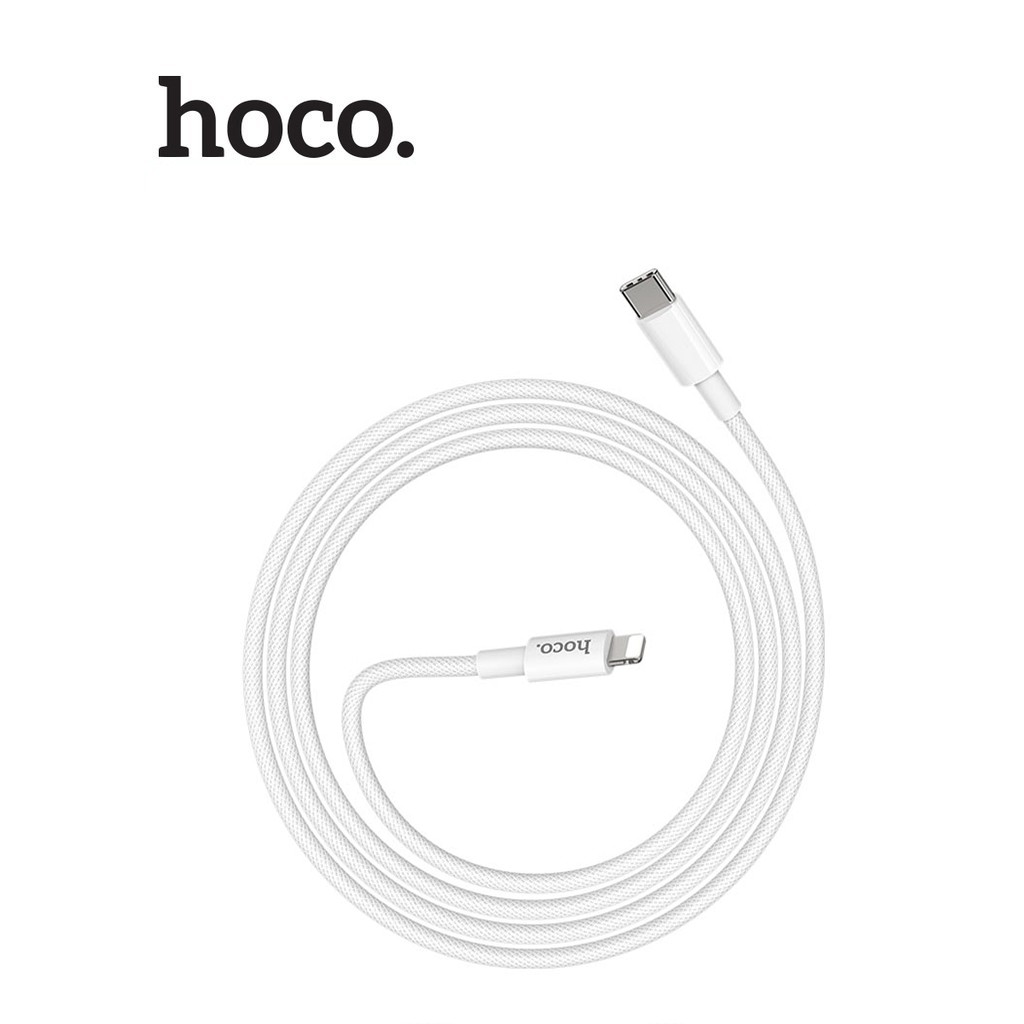 Cáp sạc nhanh PD20W Hoco X56 Type-C sang 11/12/13 dây bọc dù hỗ trợ truyền dữ liệu dài 1M
