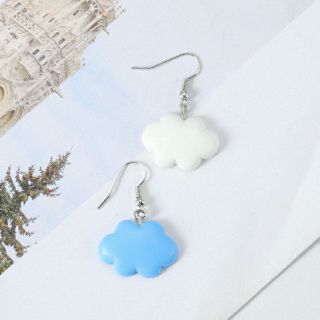 Bông Tai Đám Mây Trắng Xanh ☁