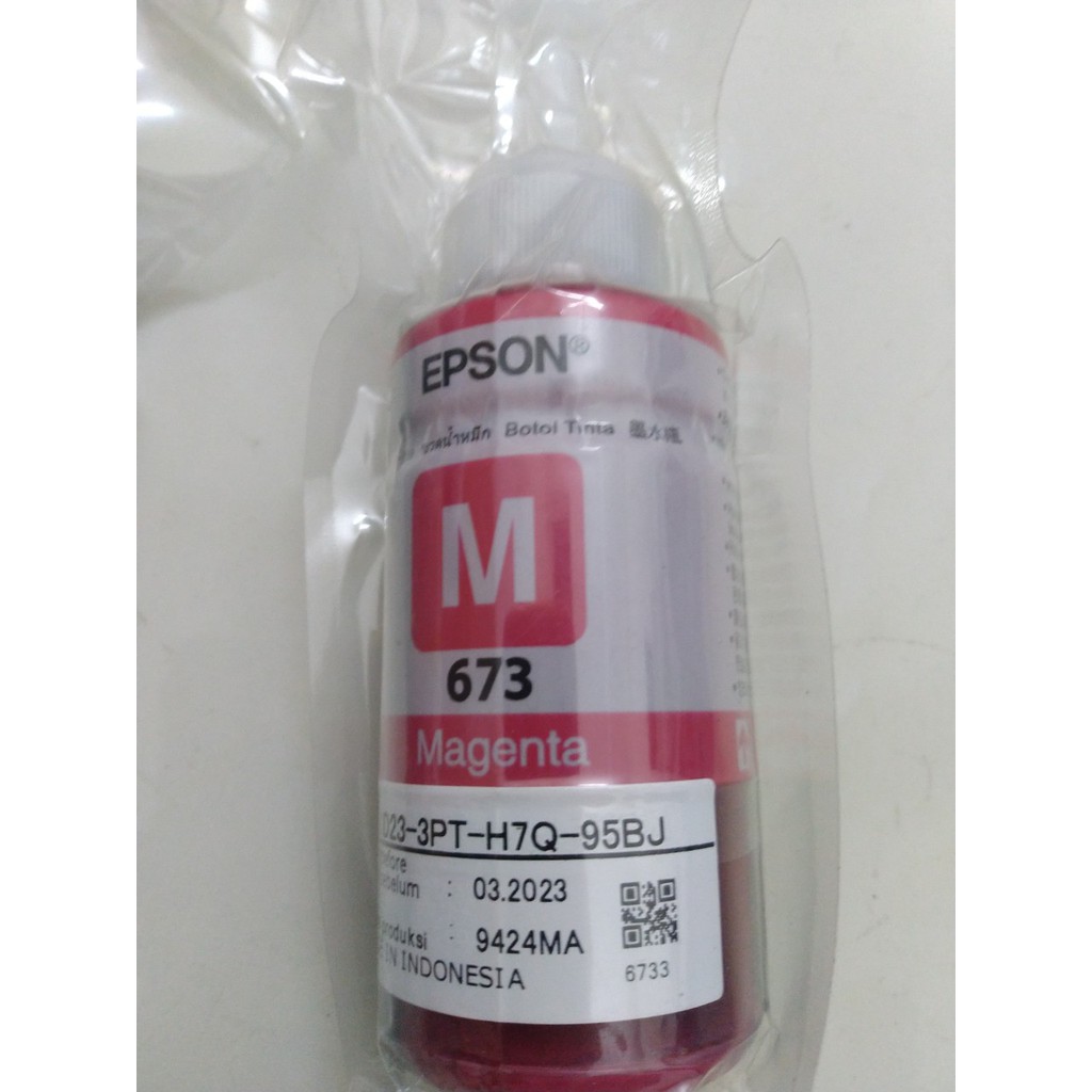 Mực màu Epson 673 dành cho Epson L805 / L850 / L1800 / L810 / L800 (bộ 6 màu) hàng nhập khẩu