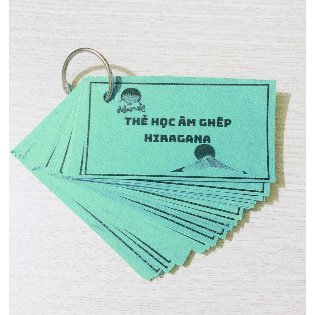 Bộ Thẻ Học Bảng Chữ Cái Tiếng Nhật Hiragana & Katakana Cho Người Mới Bắt Đầu
