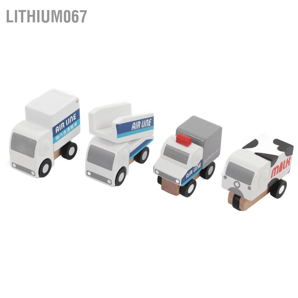 Lithium067 12 cái Ô tô đồ chơi bằng gỗ Thân thiện với môi trường Gỗ không độc hại An toàn Kéo về Kích thước hoàn hảo Xe cho trẻ em mới biết đi