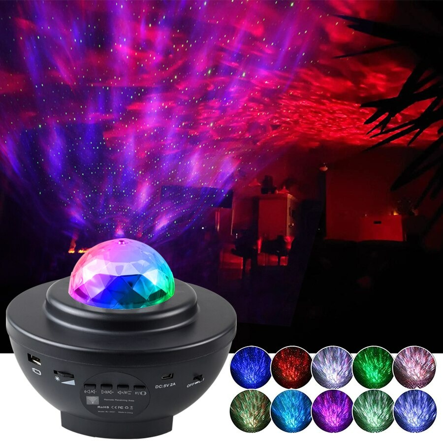 Đèn Chiếu Sao Galaxy Mây Thiên Hà - Đèn Led Galaxy Ngàn Sao Kiêm Loa Bluetooth