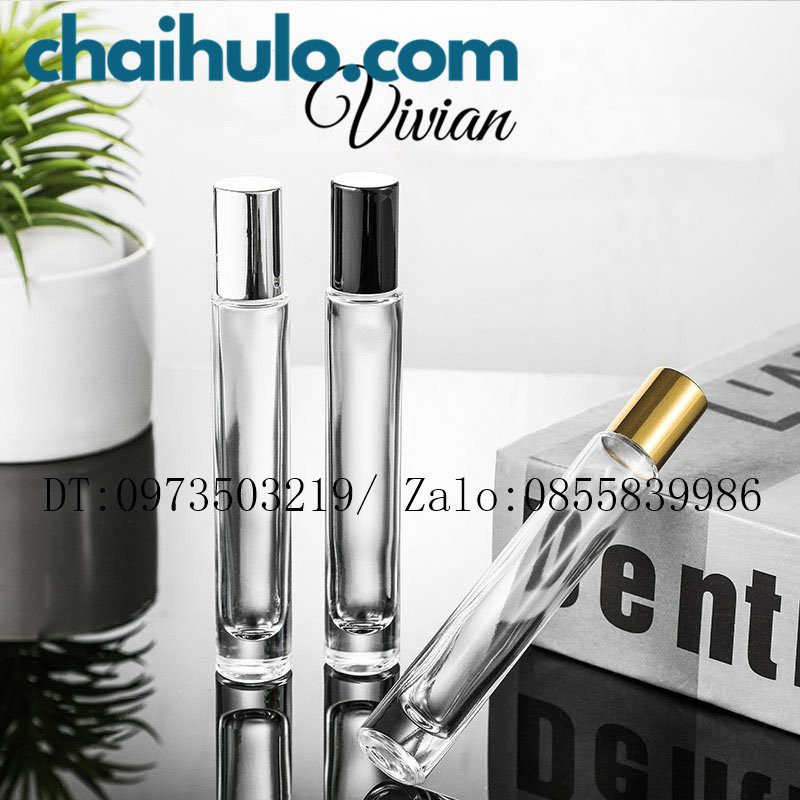 {Sỉ từ 11k} Chai Chiết Nước Hoa Dạng Xịt 10ml, Thủy tinh trong suốt