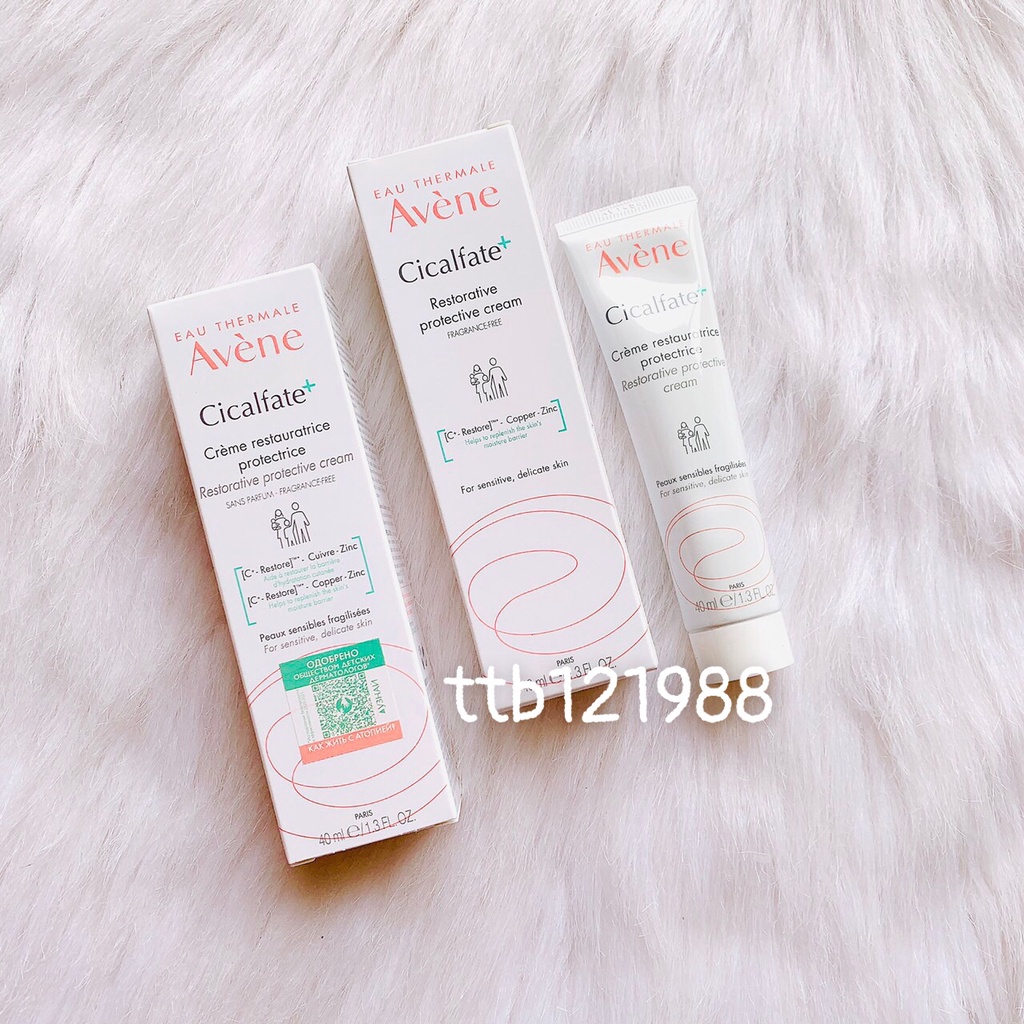 Kem mặt dưỡng ẩm Avène Cicalffate avene 40ml