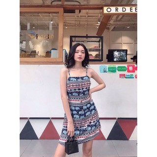 Đầm Loli Dress thổ cẩm