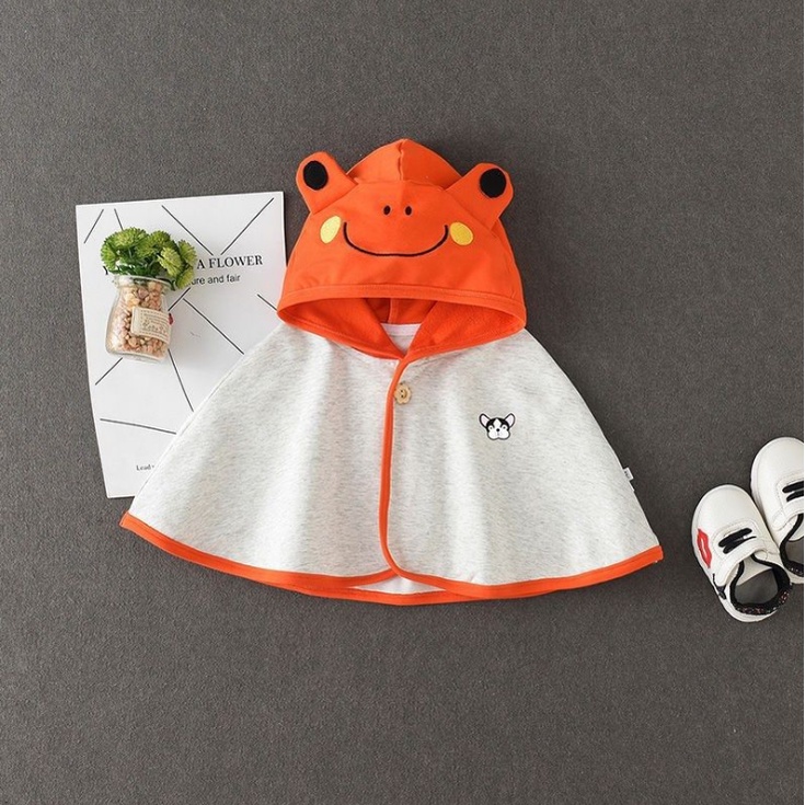 Áo choàng cánh dơi Ếch Cam cho bé siêu siêu cute - chống nắng gió chất liệu cotton mềm mịn