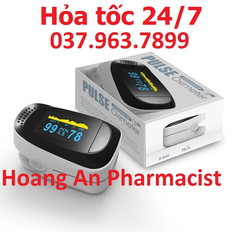 PULSE A2 - Máy đo nồng độ oxy máu SpO2 , nhịp tim kẹp ngón chính xác , bảo hành 24/7