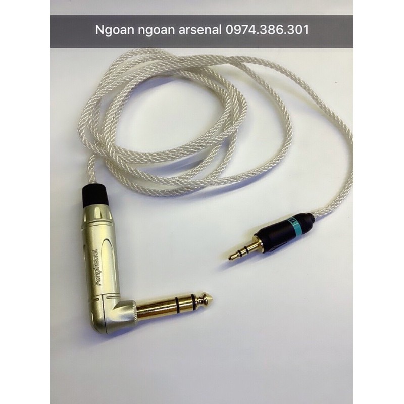 dây chuyển đổi 6 ly (6,5ly) ste sang jack 3.5. báo giá 1 dây