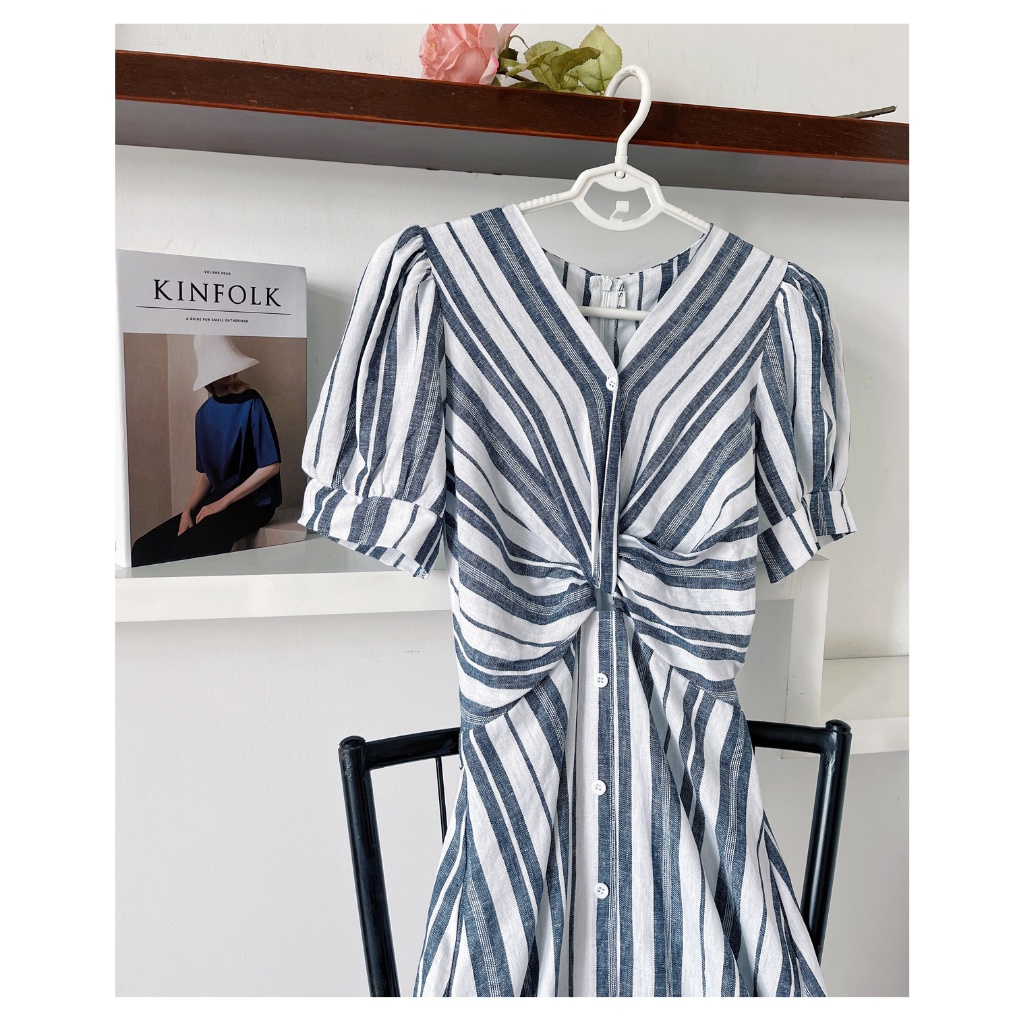 Váy đầm sơ mi dáng dài, váy liền công sở phong cách đầm vintage tiểu thư | BigBuy360 - bigbuy360.vn