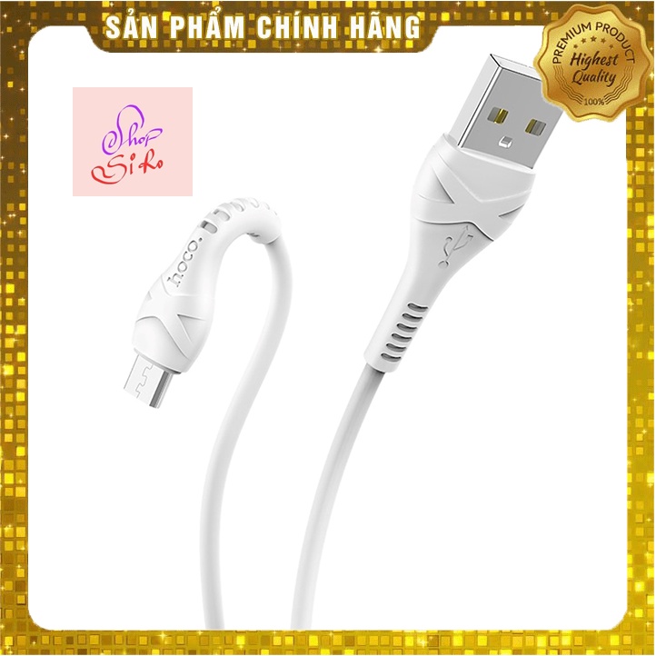 Dây sạc điện thoại cổng microUSB Hoco X37