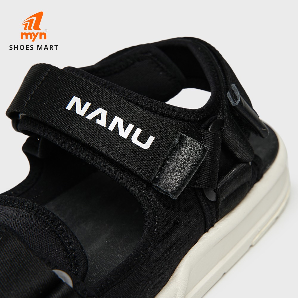 [Mã SKAMLTSM9 giảm 10% đơn 99K] Giày Sandal Nam Nữ Nanu NN10 - Black White