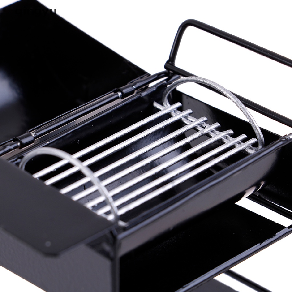 Mô Hình Đồ Nướng BBQ Mini Màu Đen 7cm Tỉ Lệ 1 / 12 Trang Trí Nhà Búp Bê