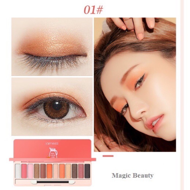 Phấn mắt Lameila play color eyes cherry blossom | BigBuy360 - bigbuy360.vn